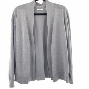 89th & Madison Gray Cozy Knit Cardigan